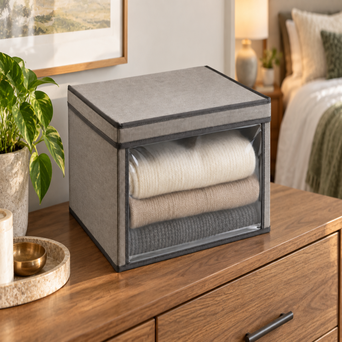 VistaWing Clear Sweater Storage Box