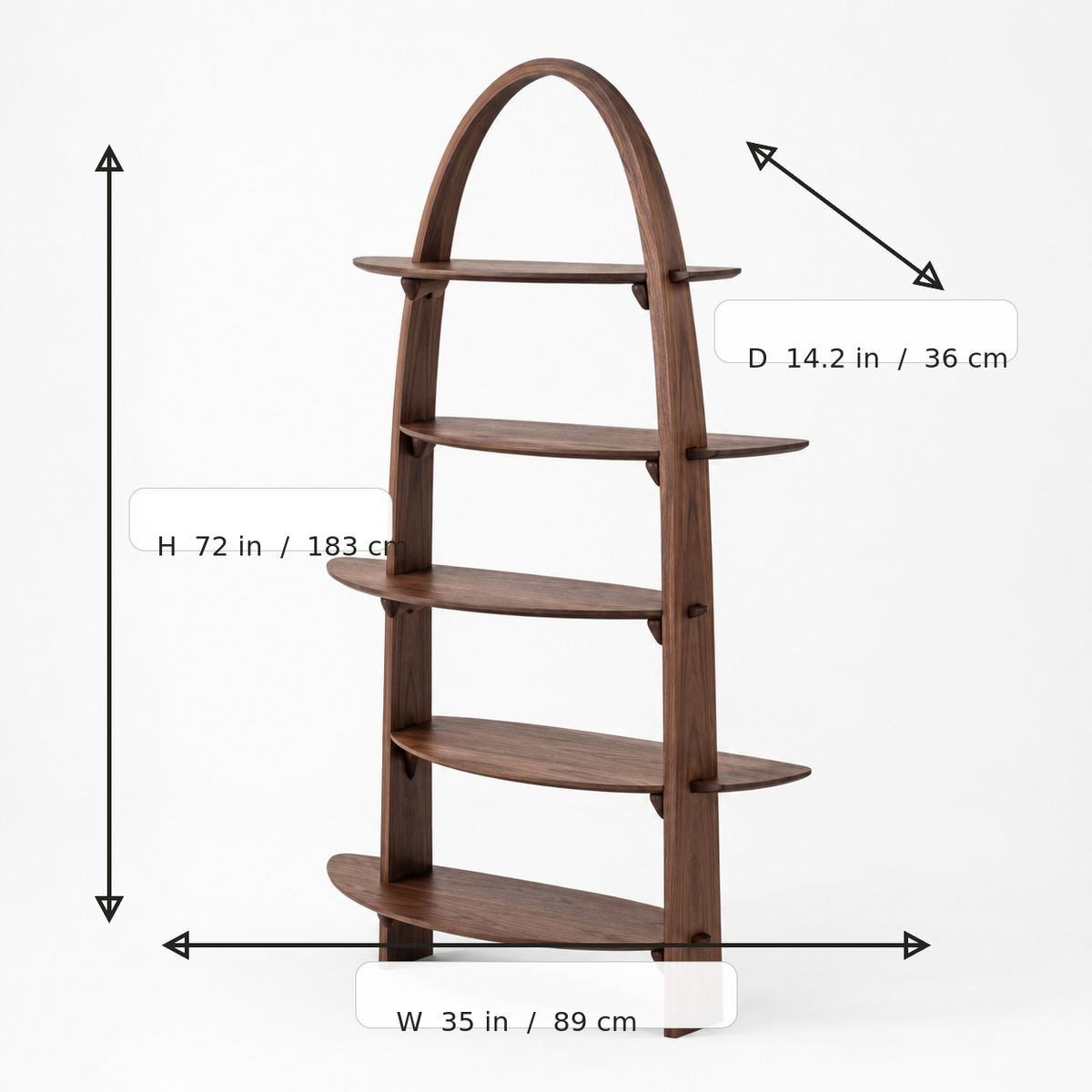 Lune Span Shelf