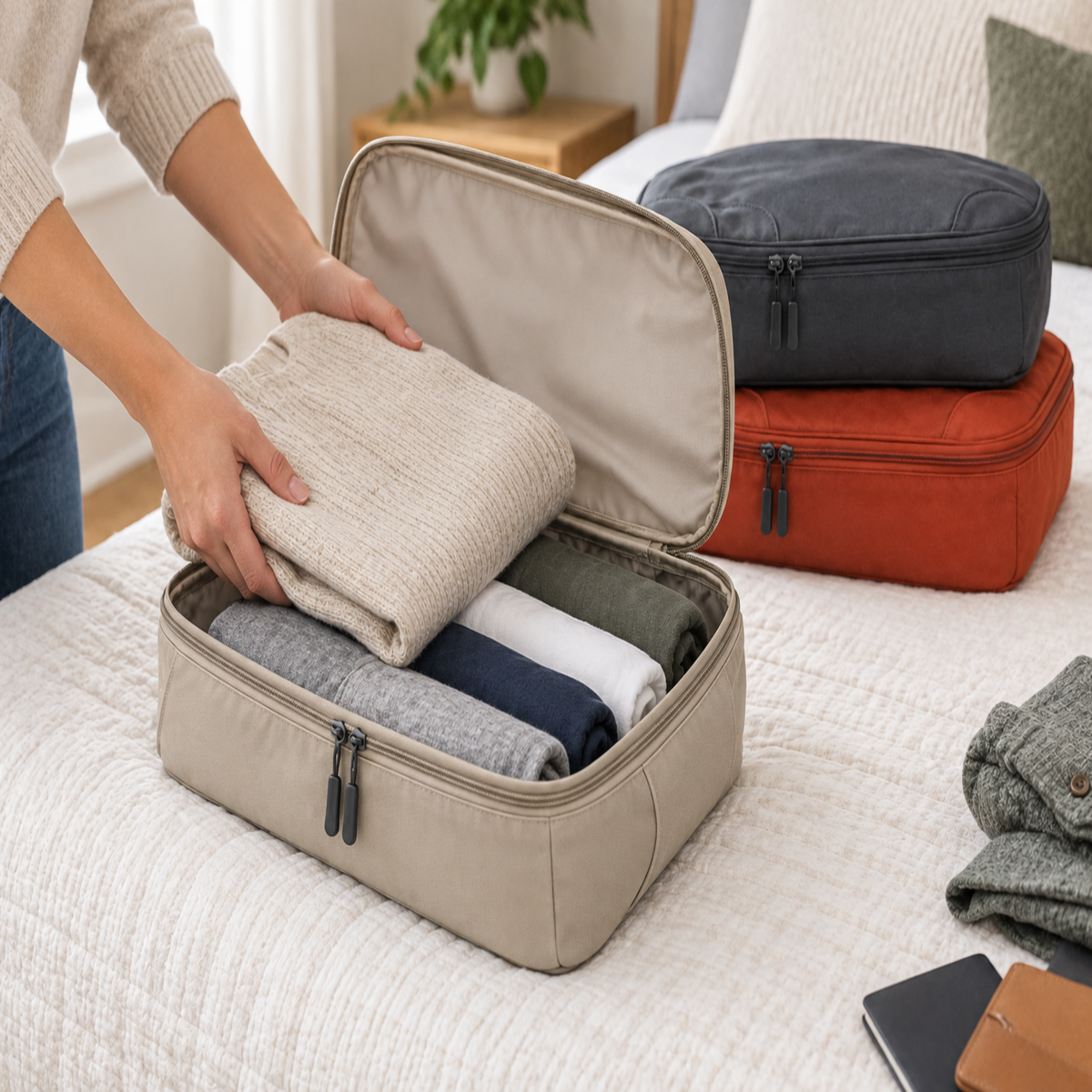 NestZip Contoured Compression Cube Set