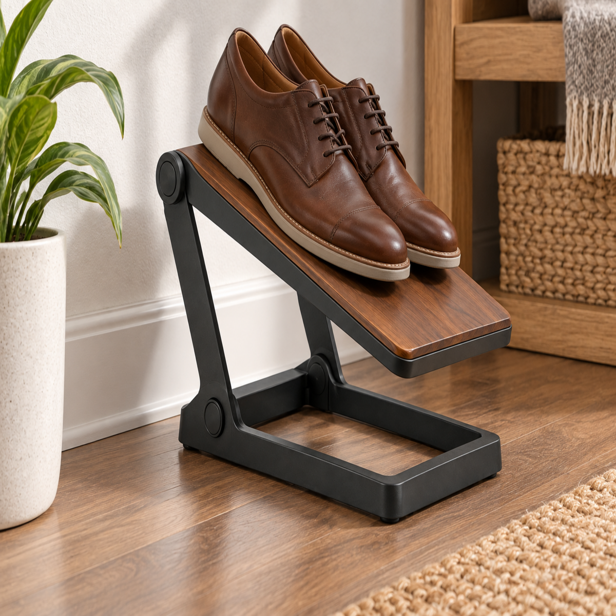 RiseWeave Fold-Flat Shoe Pedestal